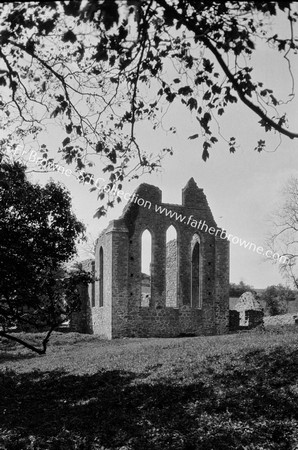 INCH ABBEY GABLE OF CHURCH FROM E.